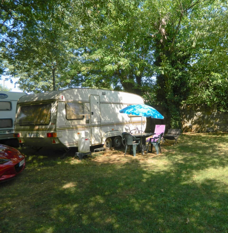 Campsite pitches in Ardèche