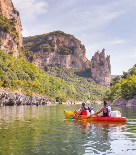 Canoeing in Ardèche