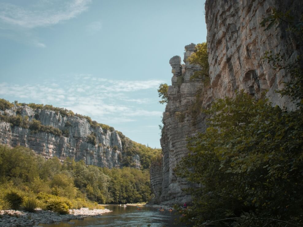 Nombreuses possibilités de randonnées en Ardeche